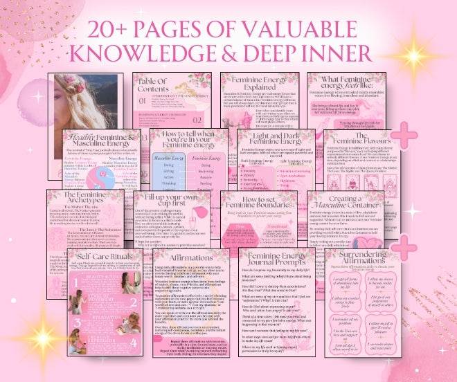Activate your feminine energy with this transformative beginner guide. Learn how to set healthy boundaries, balance your masculine side and implement feminine self care rituals to life a soft life.